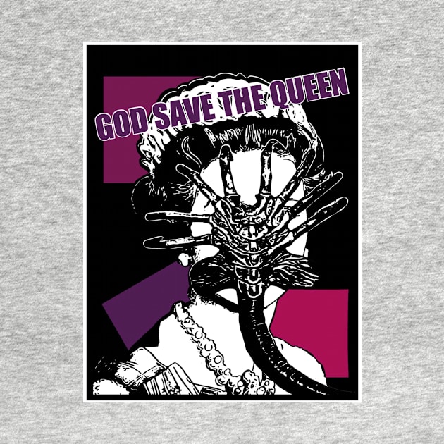 God save the Queen (face hugger) by EstrangedShop